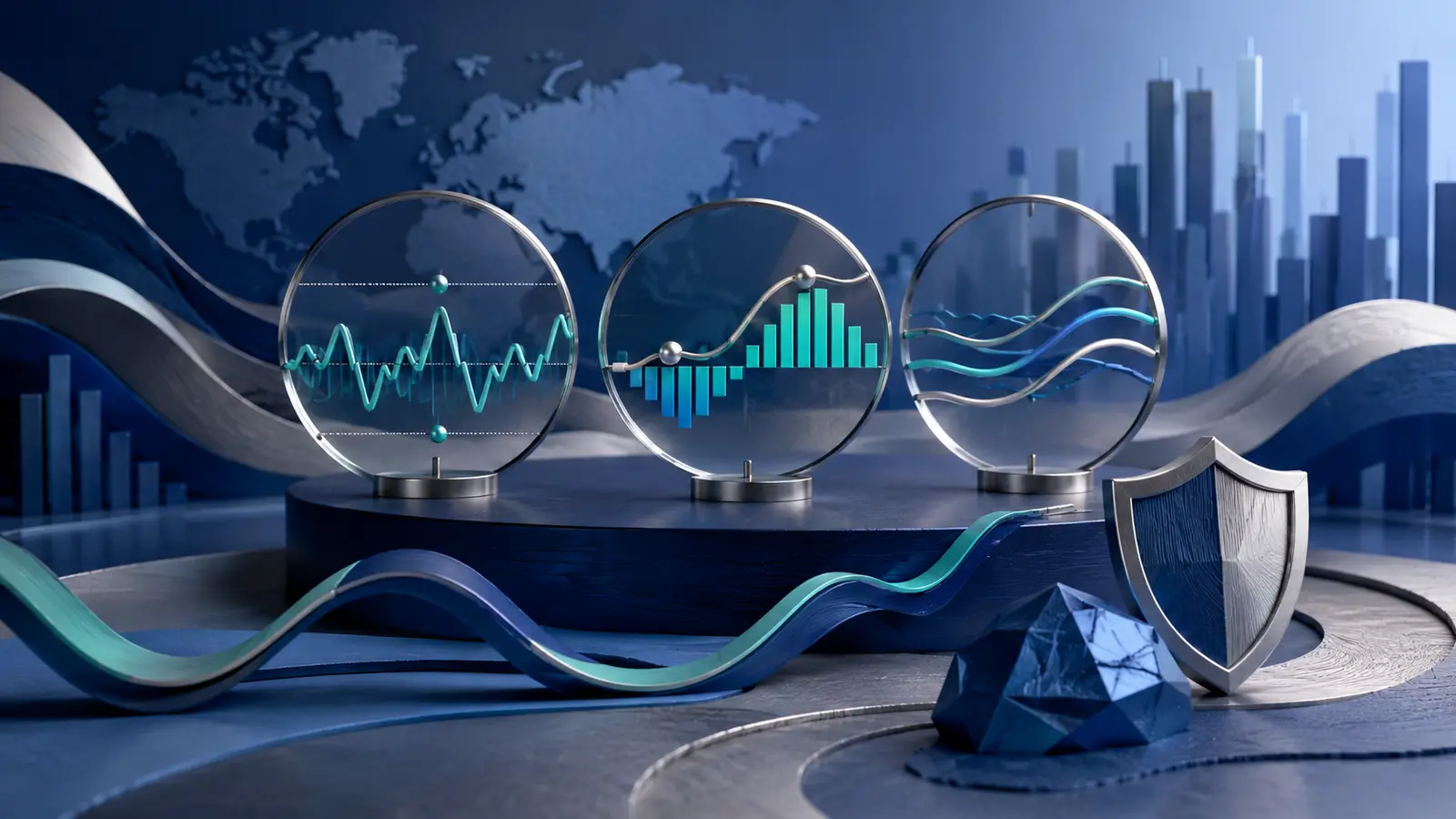 Conceptual market illustration for RSI, MACD, and Moving Averages: Three Forex Indicators Worth Understanding