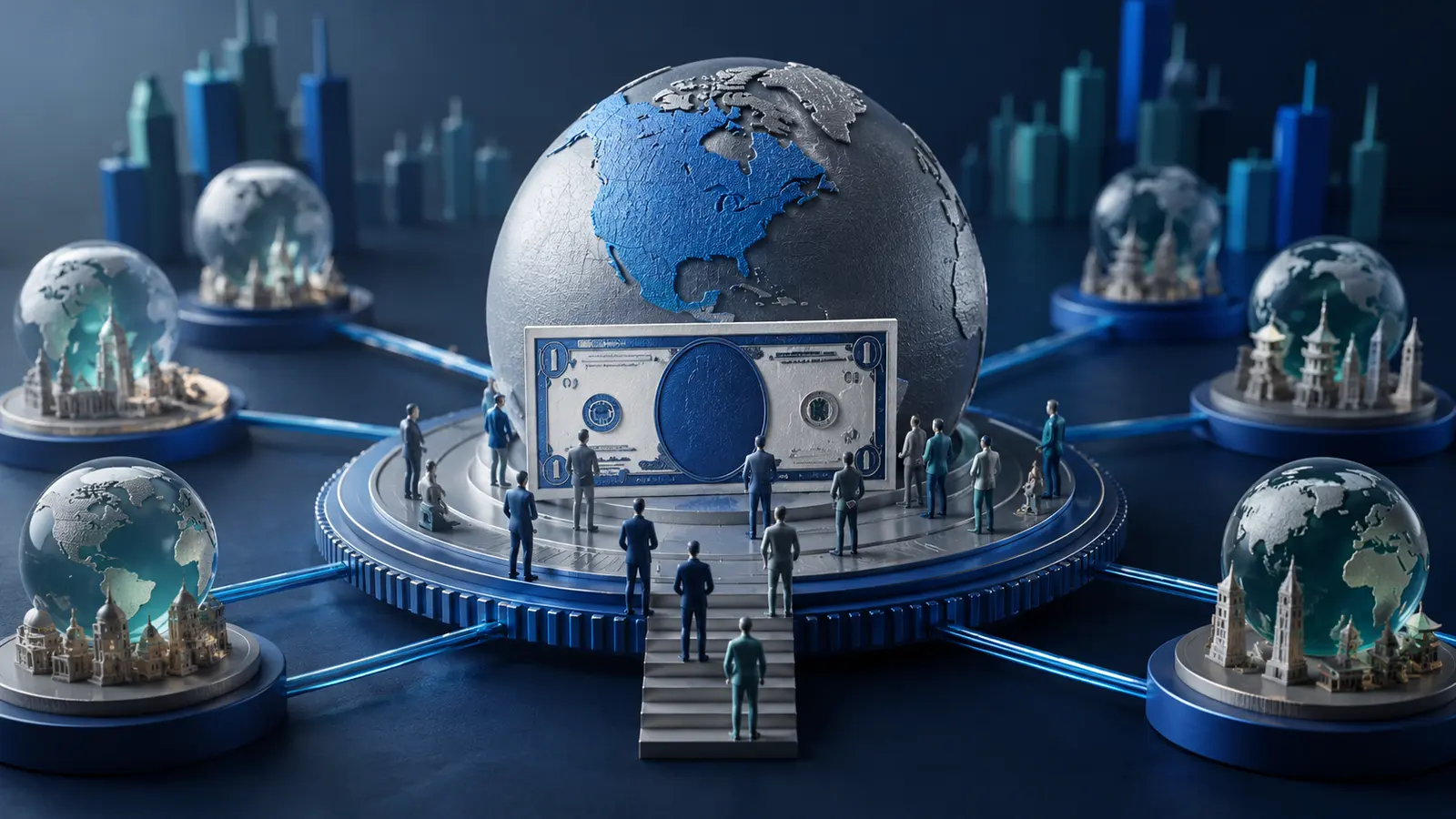 Conceptual market illustration for Why the U.S. Dollar Still Dominates Global Forex Trading